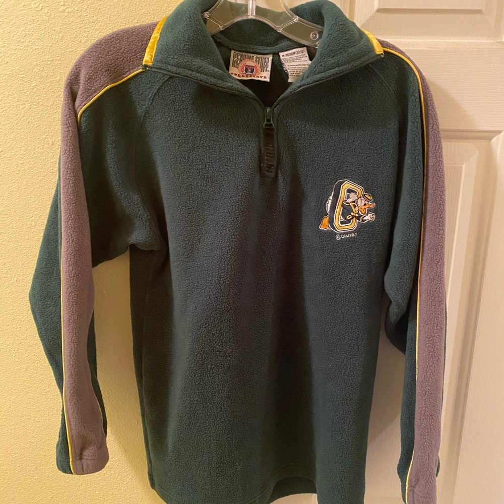 Official University of Oregon Youth size M (10-12) Genuine Stuff fleece
